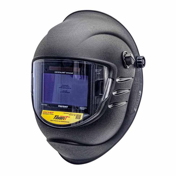 Щиток защитный лицевой сварщика НН12 CRYSTALINE® UNIVERSAL FavoriT с комплектом адаптеров (51275-2)